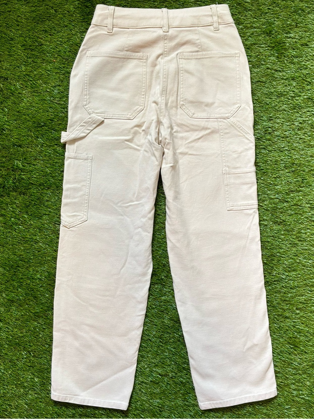 Aritzia Brennan Cargo Pants Cream Size 00 - Picture 5 of 5